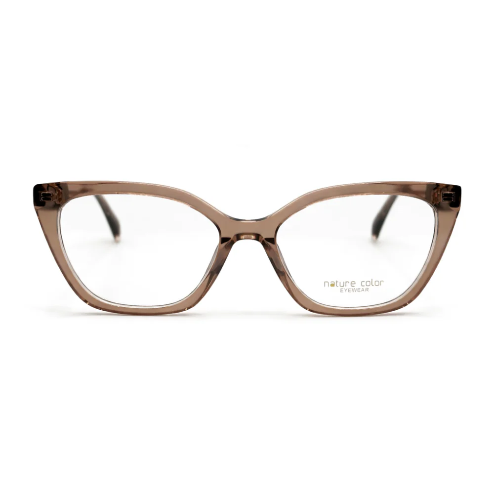 Monture Femme Cat Eye Élégante – Nature Color MS8381B C3