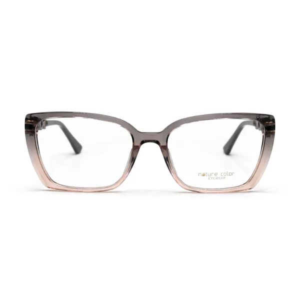 Nature Color Élégance MG6801A C3 – Monture gris dégradé rose