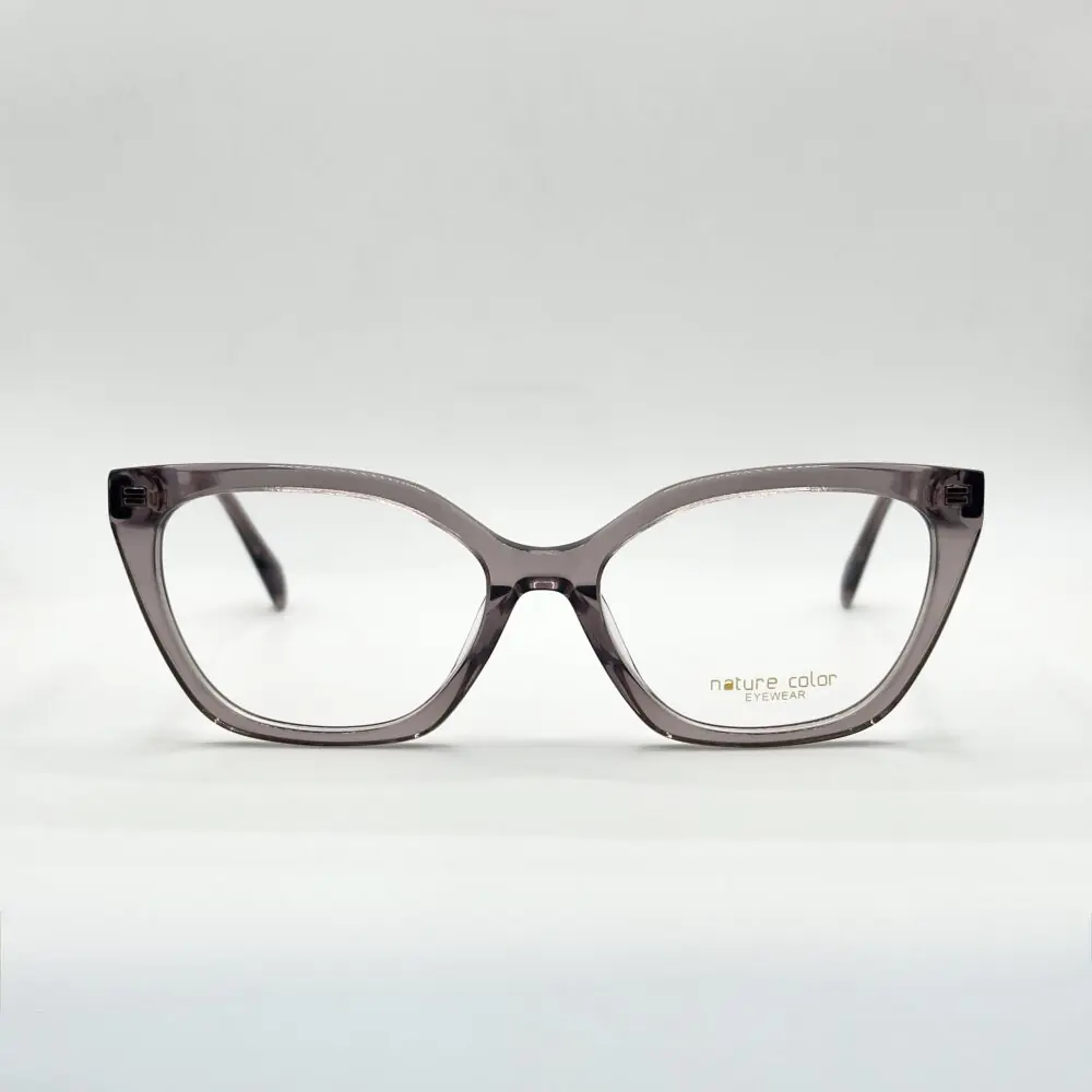Nature Color MS8381B-C4 – Monture Optique Cat-Eye Translucide | 54-17-142